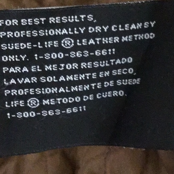 Leather and rabbit fur jacket - Picture 12 of 13